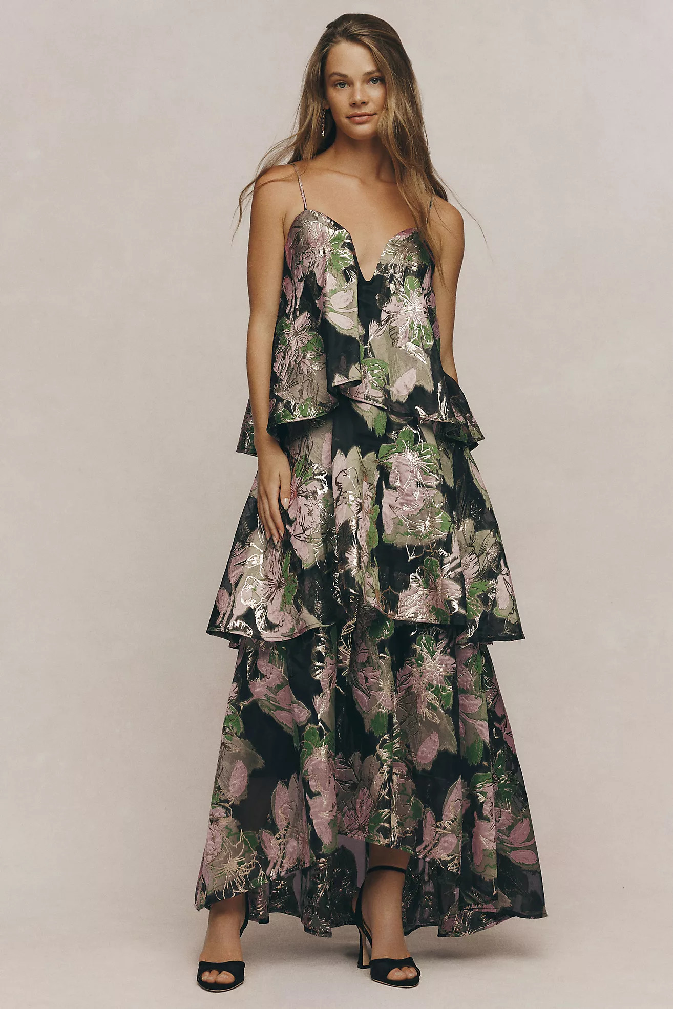 Elliatt Florayne Tiered Maxi Dress | Anthropologie (US)