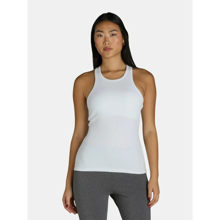 Avia Women's Ribbed Tank Bra, Sizes XS-XXXL - Walmart.com | Walmart (US)
