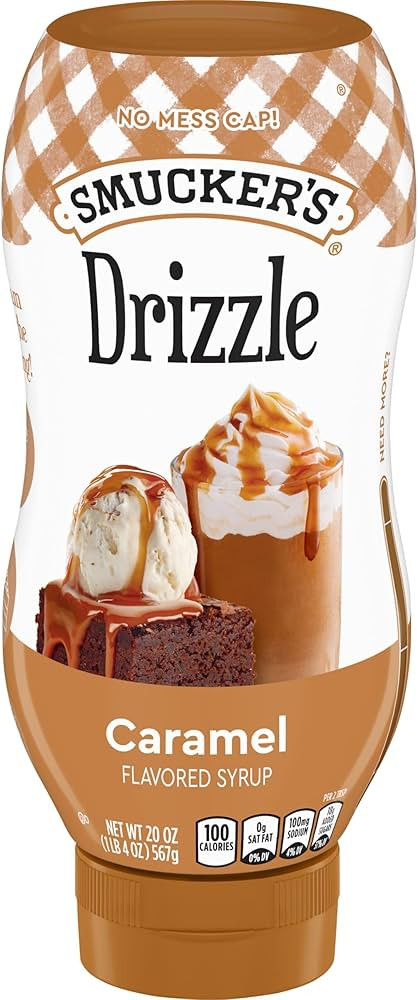 Smucker’s Drizzle Caramel Flavored Syrup, 20 Oz. Squeeze Bottle | Amazon (US)