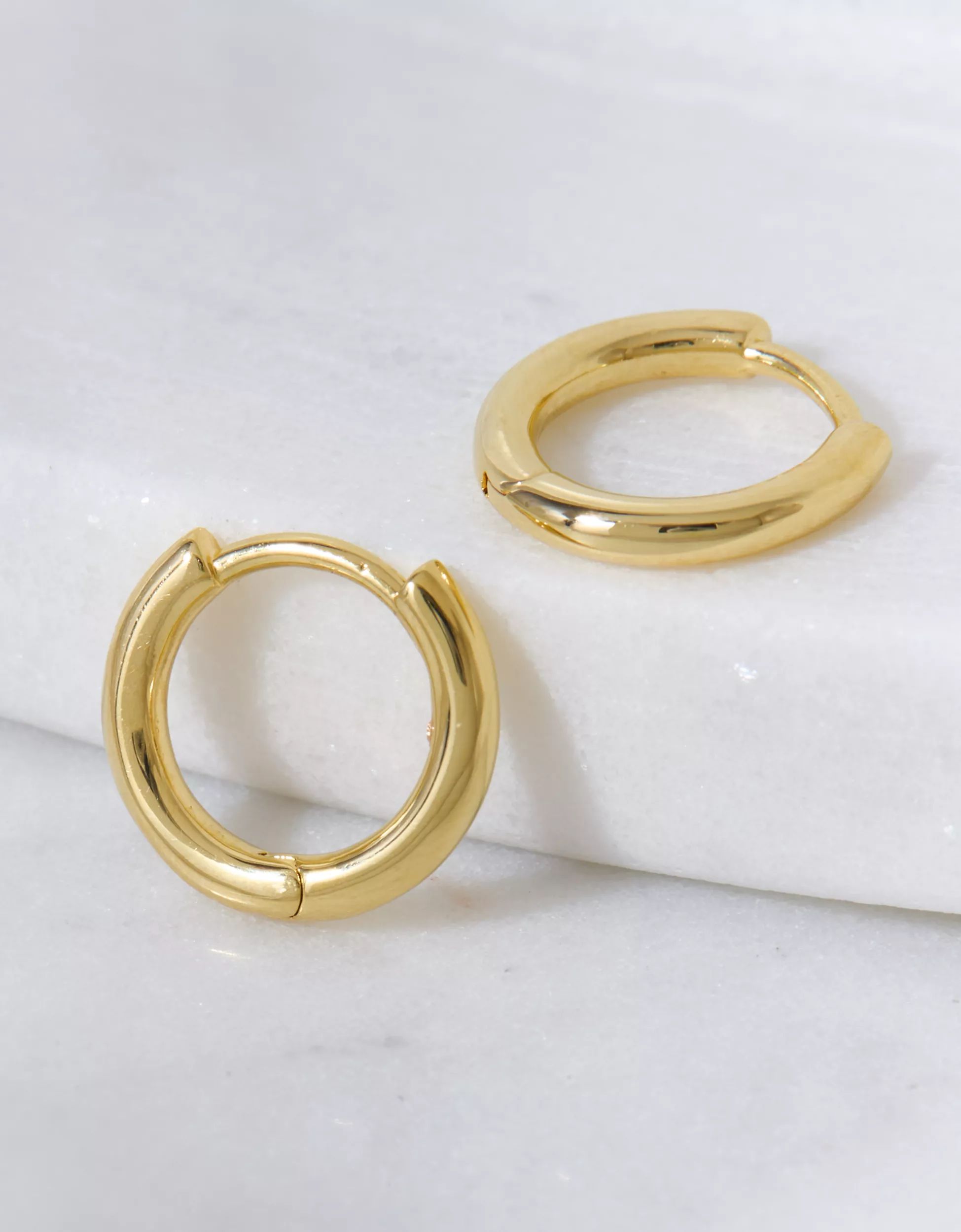 AEO Keepers Collection Huggie Hoop Earrings | American Eagle Outfitters (US & CA)