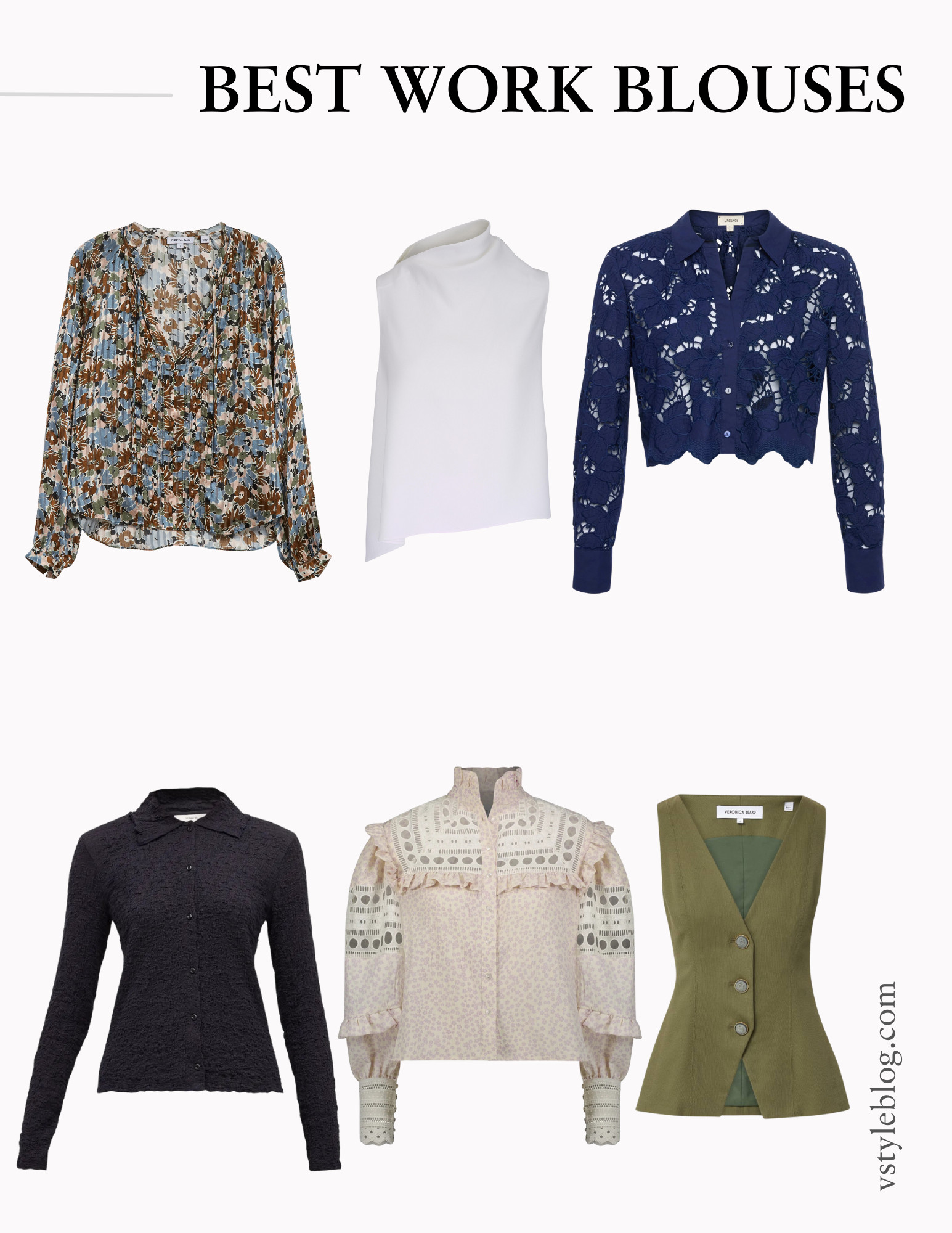 The Best Blouses For Work: Veronica Beard, Vince, L'Agence, The Shirt by Rochelle Behrens 

 

#LTKOver40 #LTKStyleTip #LTKWorkwear