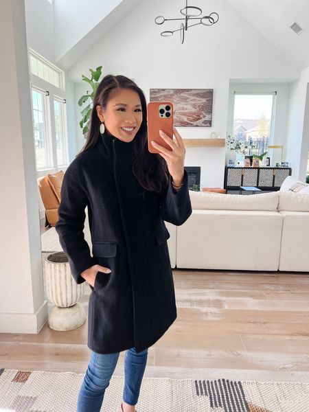 J.Crew cocoon coat 56% off today for Cyber Monday! I love the deep pockets on this and it’s made with a wool blend that keeps me so warm. Wearing size 00P and it fits TTS! Use code CYBER at checkout!

#LTKCyberweek #LTKsalealert #LTKstyletip