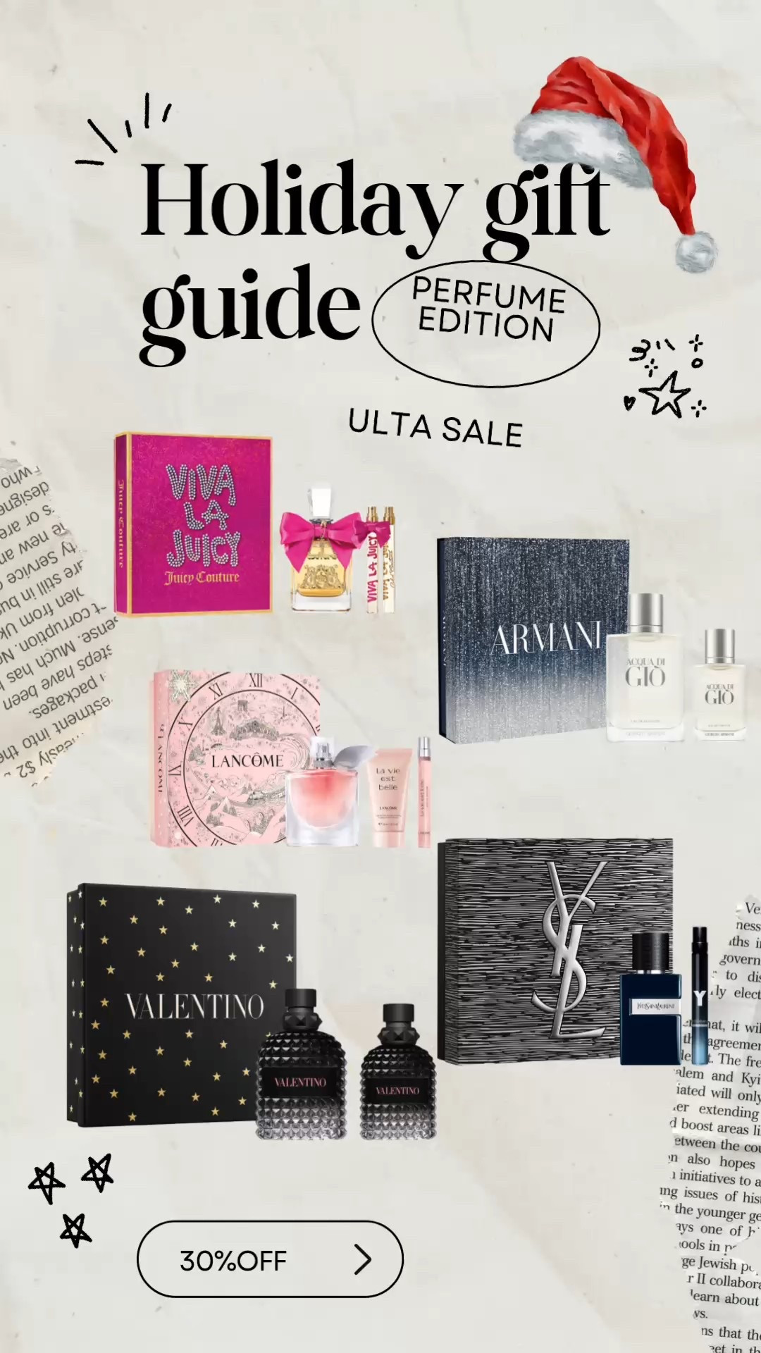 Don’t miss out on Ulta’s perfume sale get $10 off on a $40 purchase with the code word “Cheer”. 

#LTKBeauty #LTKGiftGuide #LTKSaleAlert