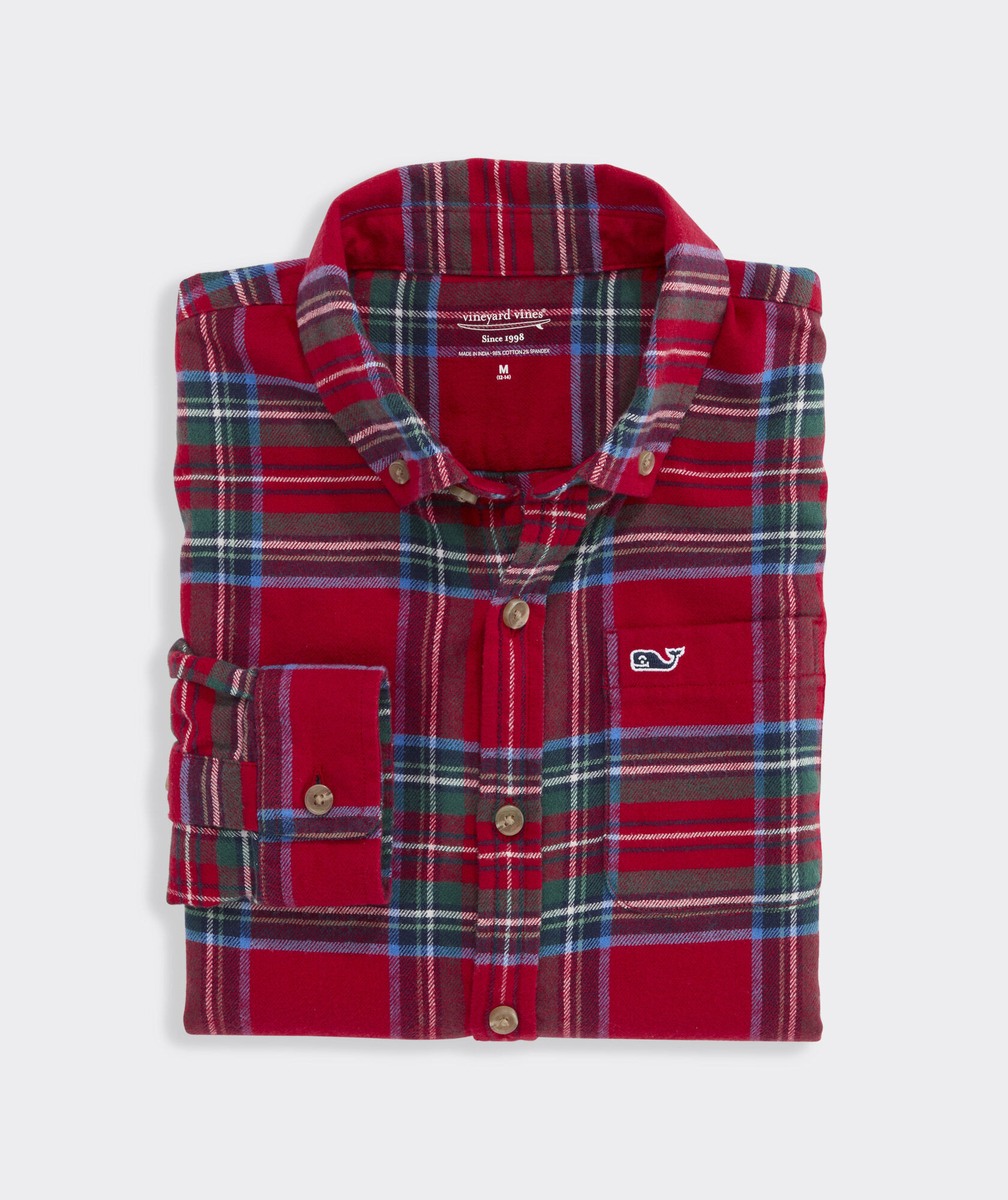 Boys' Winterberry Plaid Vineyard Flannel Shirt | vineyard vines