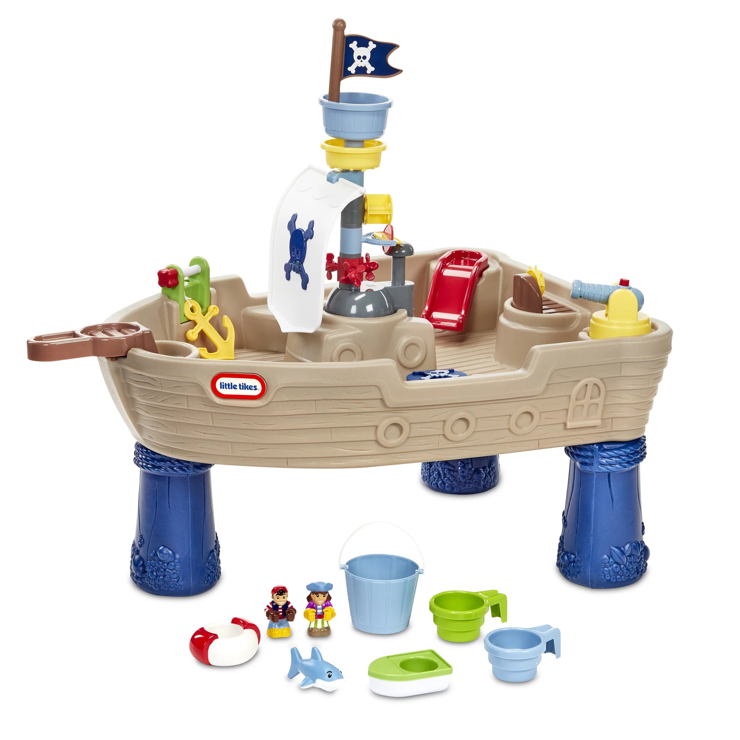 Little Tikes Treasure Trove Water Table and Role Play Pirate Ship - Walmart.com | Walmart (US)