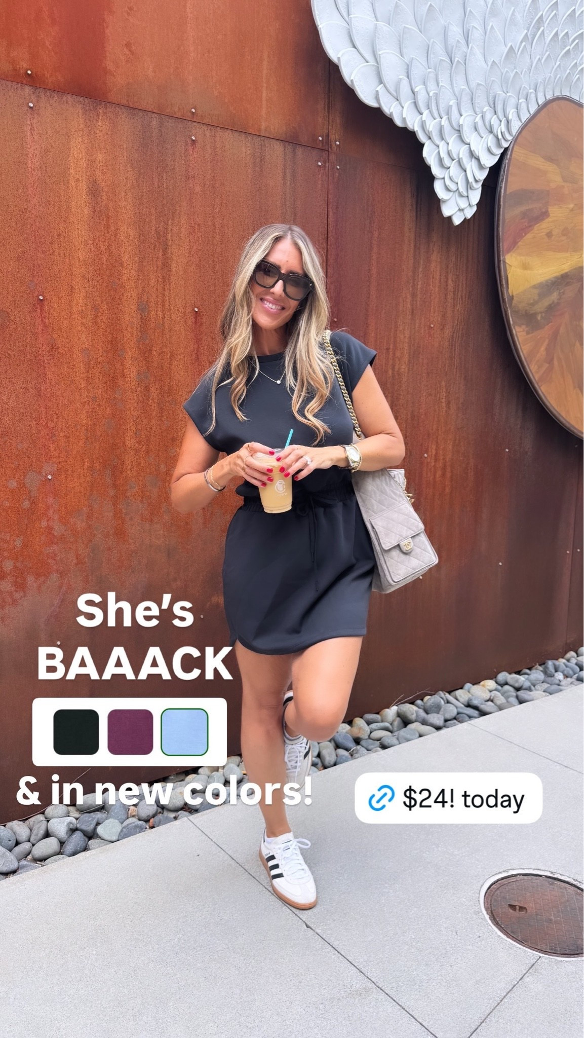 This dress is back and I couldn’t be happier! It’s one of my most worn pieces because it’s so comfortable, flattering, and easy to throw on with sneakers for errands, travel days, or a casual lunch. Now it’s available in even more gorgeous colors!

casual dress, black mini dress, everyday dress, travel outfit, comfortable dress, summer outfit, athleisure dress, sneakers outfit, wardrobe staple, women’s fashion, themominstyle

#LTKootd #LTKActive #LTKSeasonal