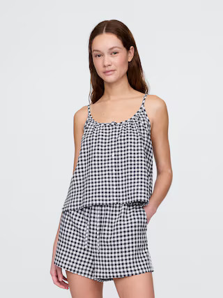 Linen-Blend Swing Cami | Gap (US)