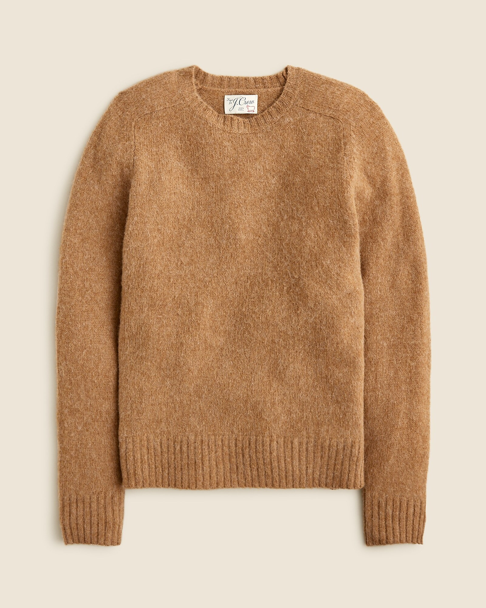 Brushed wool crewneck sweater | J. Crew US
