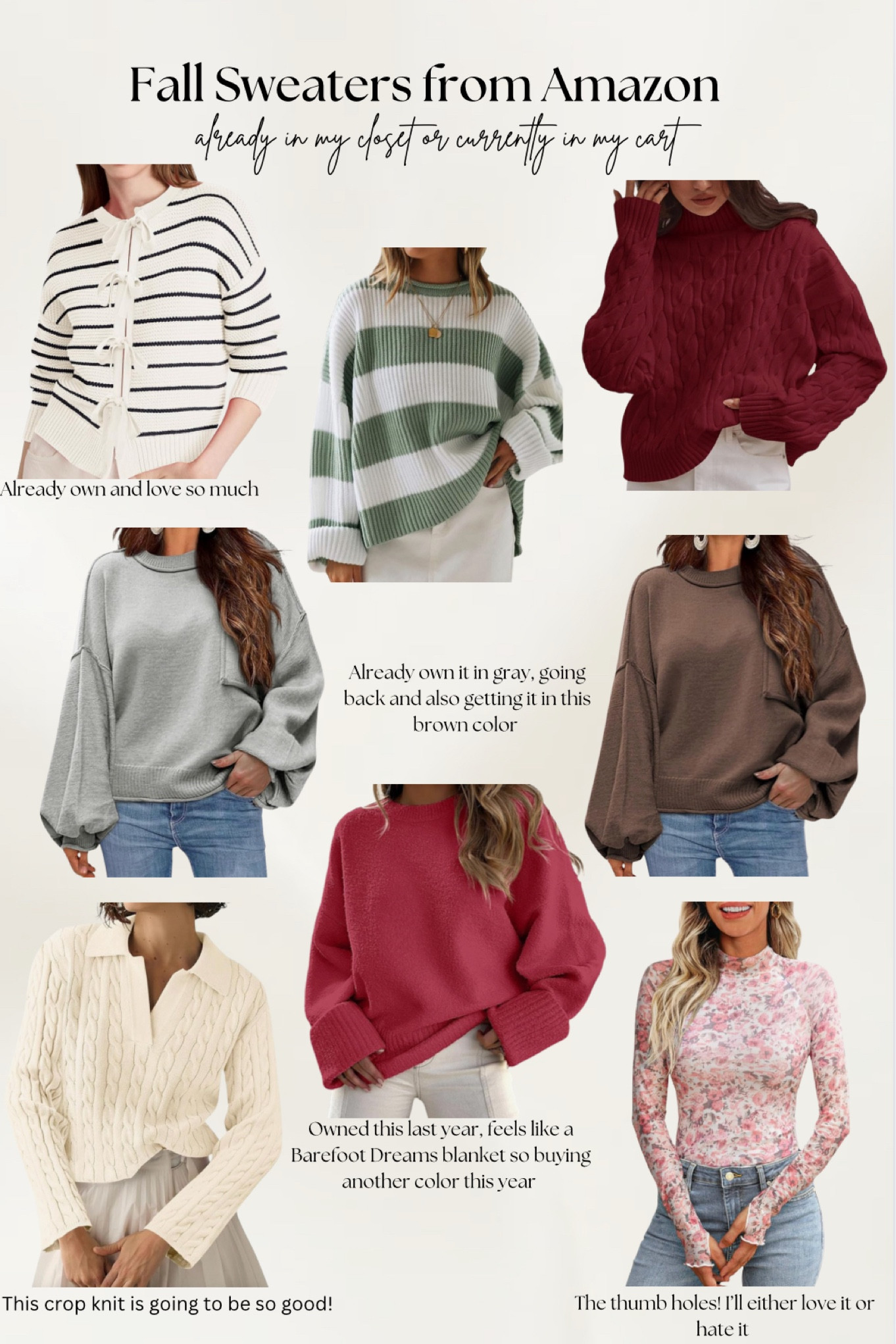 Fall Sweaters from Amazon 🫶🏻

Fall, Fall Fashion, Fall Style, Sweaters, Red, Bows

#LTKMidsize #LTKStyleTip