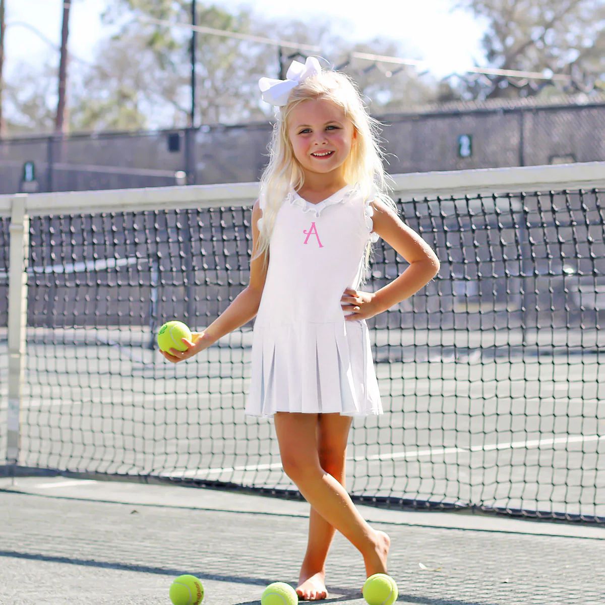 White Ruffle Tennis Dress | Classic Whimsy