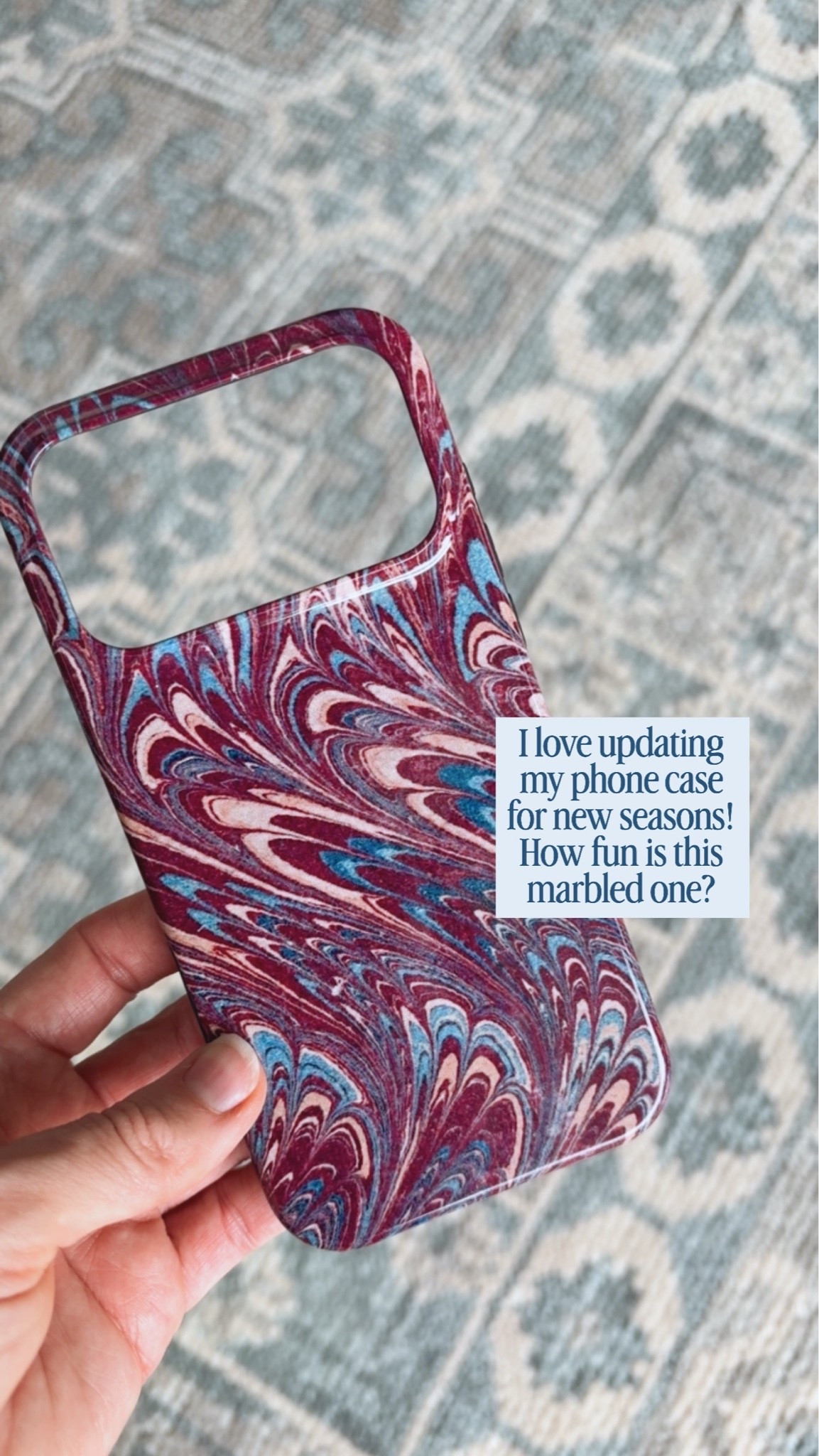 I love updating my phone case for the season, and this marble case is my current favorite!

#LTKOver40 #LTKSeasonal #LTKgrwm