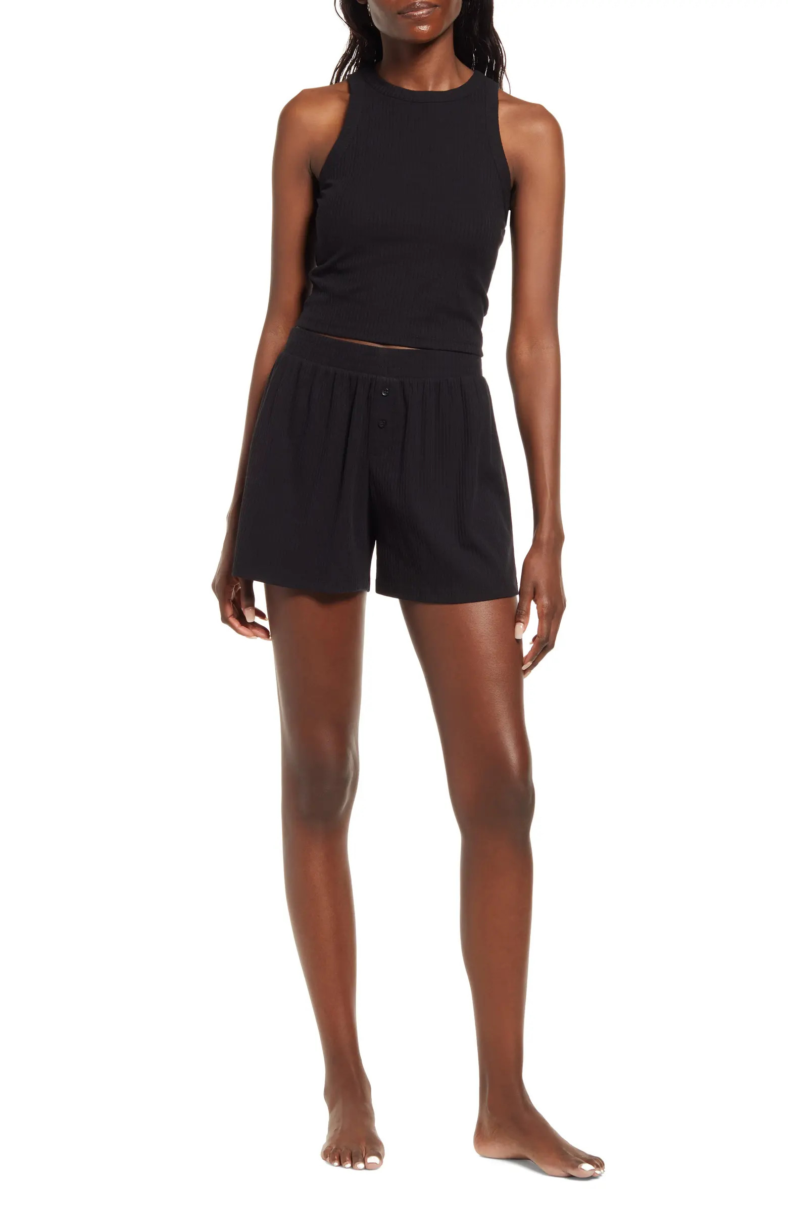 Organic Cotton Blend Crop Tank | Nordstrom