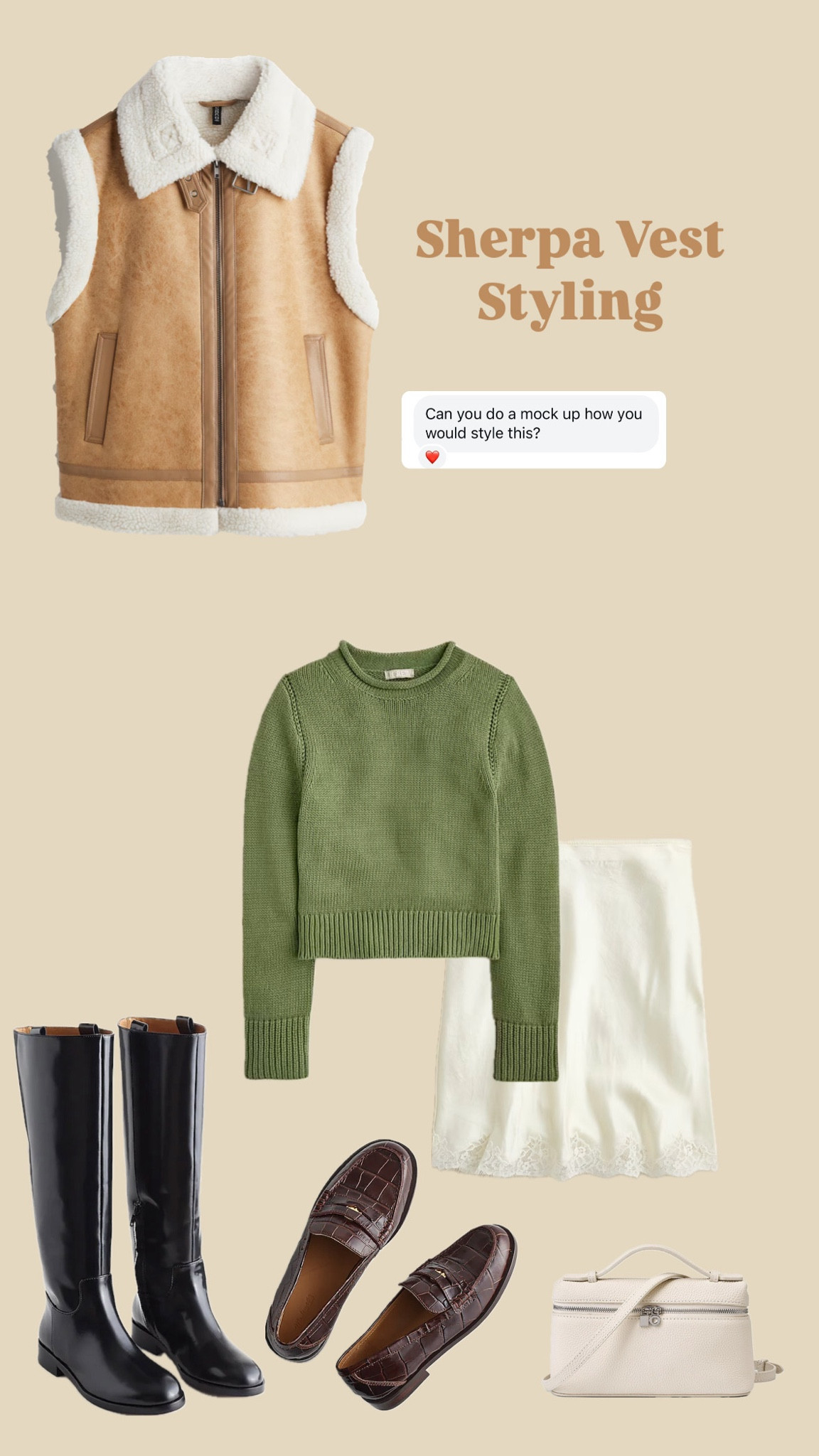 Sherpa Vest w/ Sweater & Skirtt

#LTKSeasonal #LTKStyleTip #LTKFindsUnder50