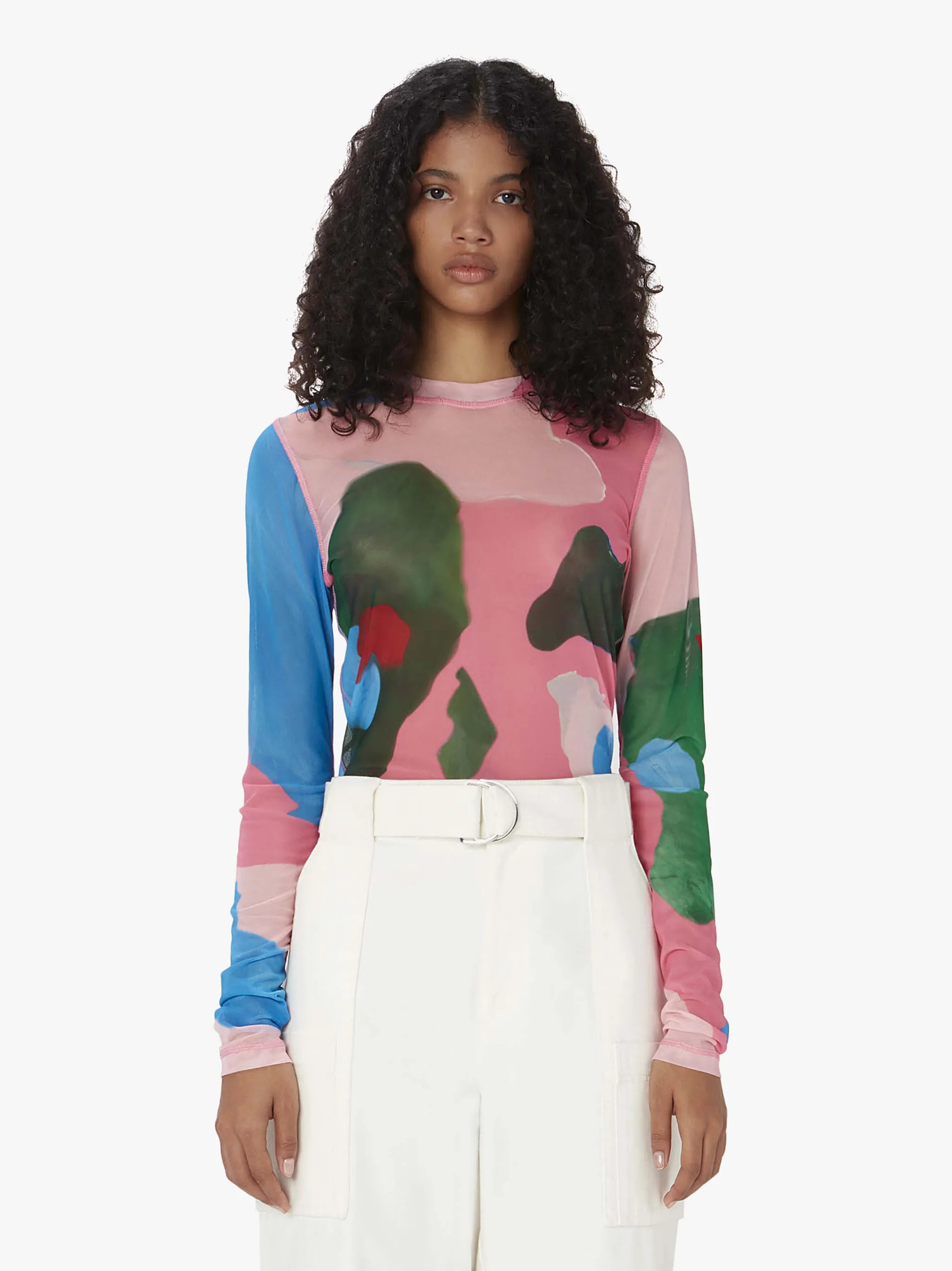 LONG SLEEVE MESH TOP | JW Anderson