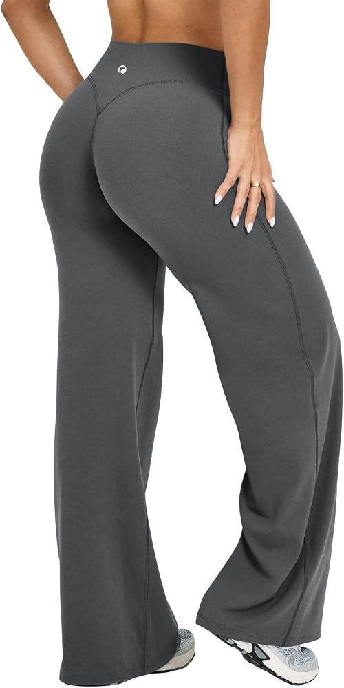 OQQ Yoga Pants Women Casual Soft Straight Leg Bottoms | Amazon (US)