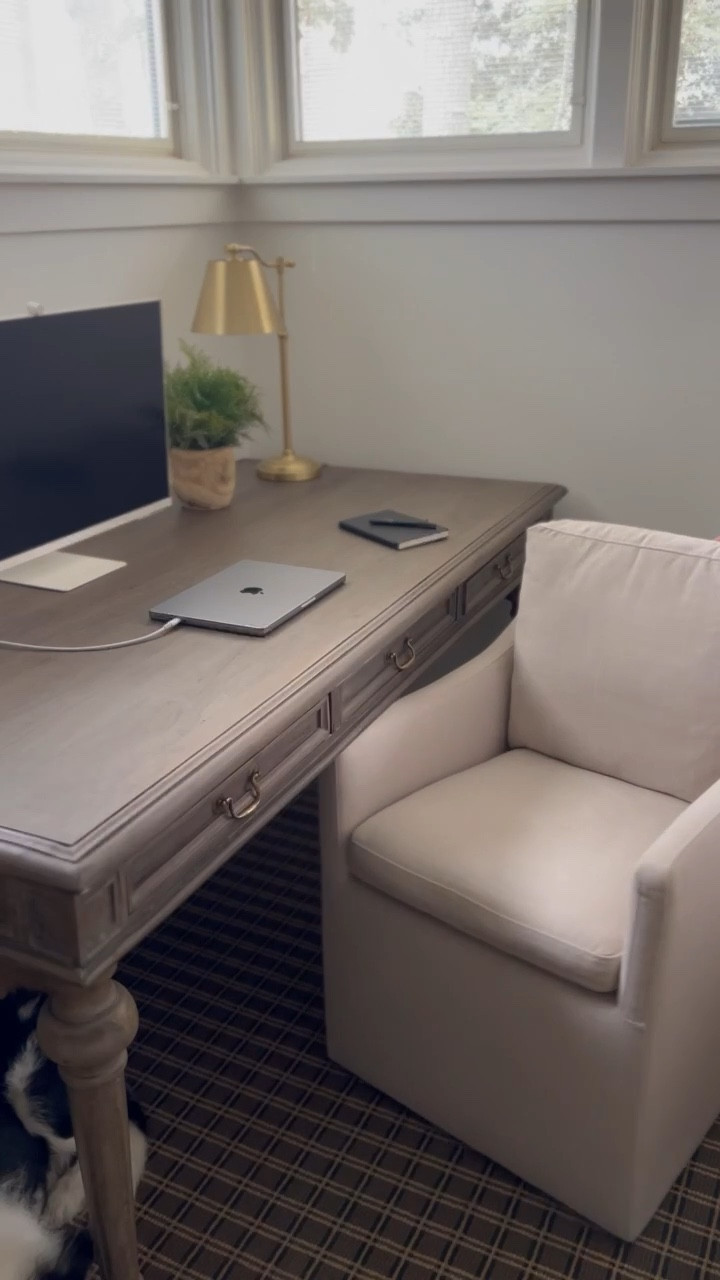 My office chair is on deal today! Almost 50% off making it under $225. It is a swivel chair on casters and oh so comfortable. It would also making a fabulous dining room chair! A great neutral shade of linen. It is also comes as is-no assembly required which is always a plus!

Dining room chairs, armchair, end chair, swivel accent chair, upholstered chair, Amazon finds, Stone & Beam, interior design, desk chair, office chair, Amazon must have, Amazon favorites, own and love, neutral home decor, home finds, affordable accent chair, linen home pieces, contemporary dining chair 

#LTKsalealert #LTKFind #LTKhome