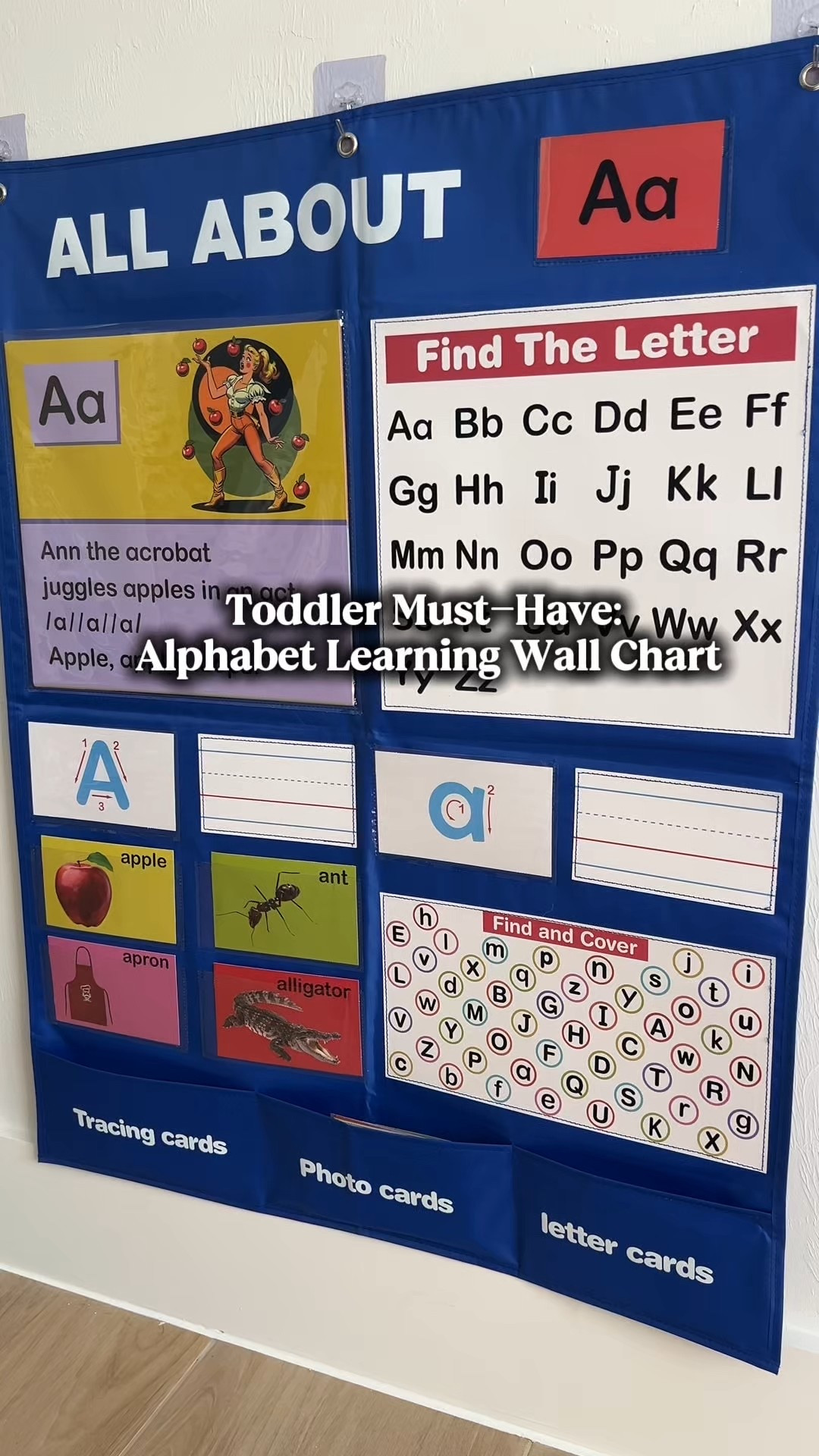 Toddler Must-Have: Alphabet Learning Wall Chart.

#AmazonFinds #ToddlerLearning #ToddlerActivities #ToddlerMustHaves #AmazonMustHaves #AlphabetLearning #LearningThroughPlay #PreschoolActivities #MontessoriAtHome #EarlyLearning #ToddlerLife #EducationalToys #AmazonFavorites #LearningMadeFun #ToddlerMomLife

#LTKFamily #LTKHome #LTKKids