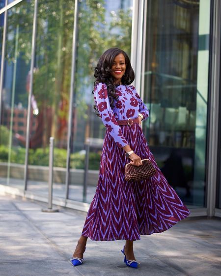 Bright hues and gorgeous pattern play in this stunning midi dress

#LTKSale 

#LTKSeasonal #LTKstyletip