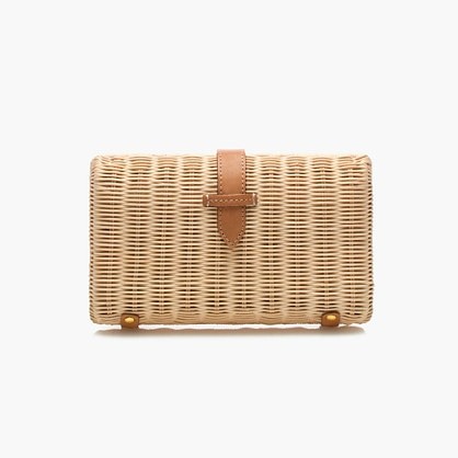 Rattan clutch | J.Crew US