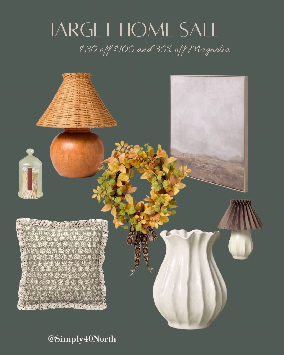 Target is having a good home sale!  Most items if you spend $100 you get $30 off.  Also, Hearth & Hand is having a sale of 30% off most items.  

#LTKSaleAlert #LTKHome