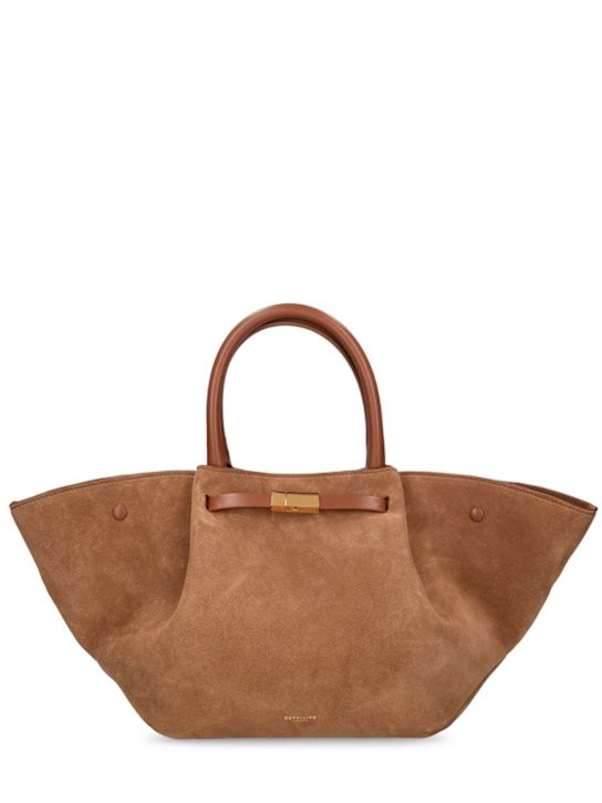 Midi new york suede tote bag - DeMellier - Women | Luisaviaroma | Luisaviaroma