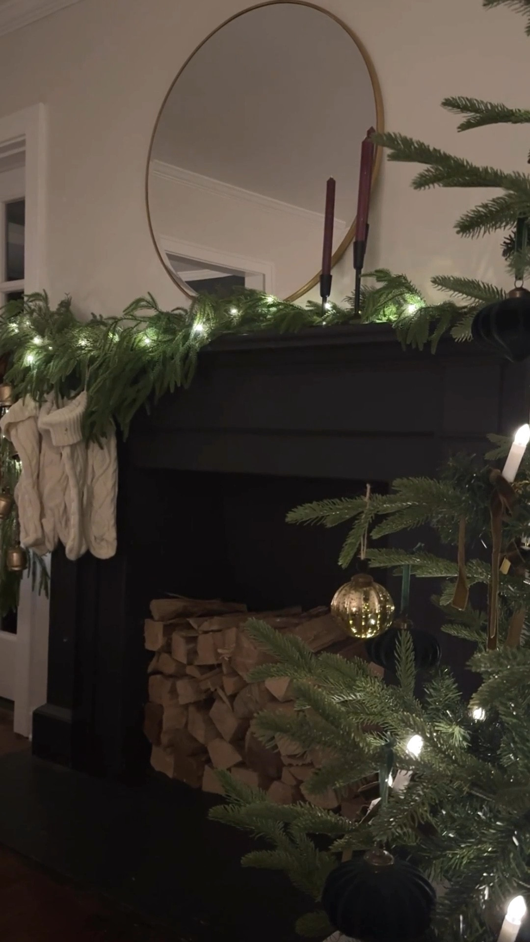 Love how our Christmas mantle decor turned out this year 🥰🌲

#LTKHoliday #LTKHome #LTKWatchNow