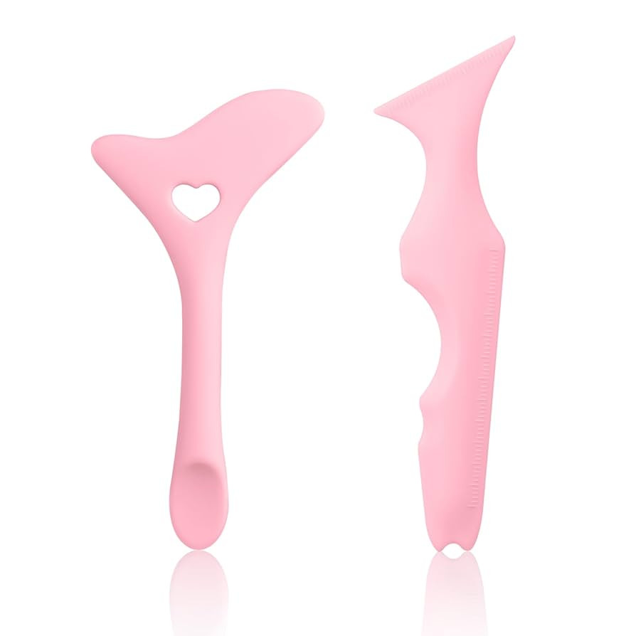 2pcs Eyeliner Stencils, Silicone Wing Eyeliner Stencils Eyeliner Stencils Tool for Beginners Mult... | Amazon (UK)