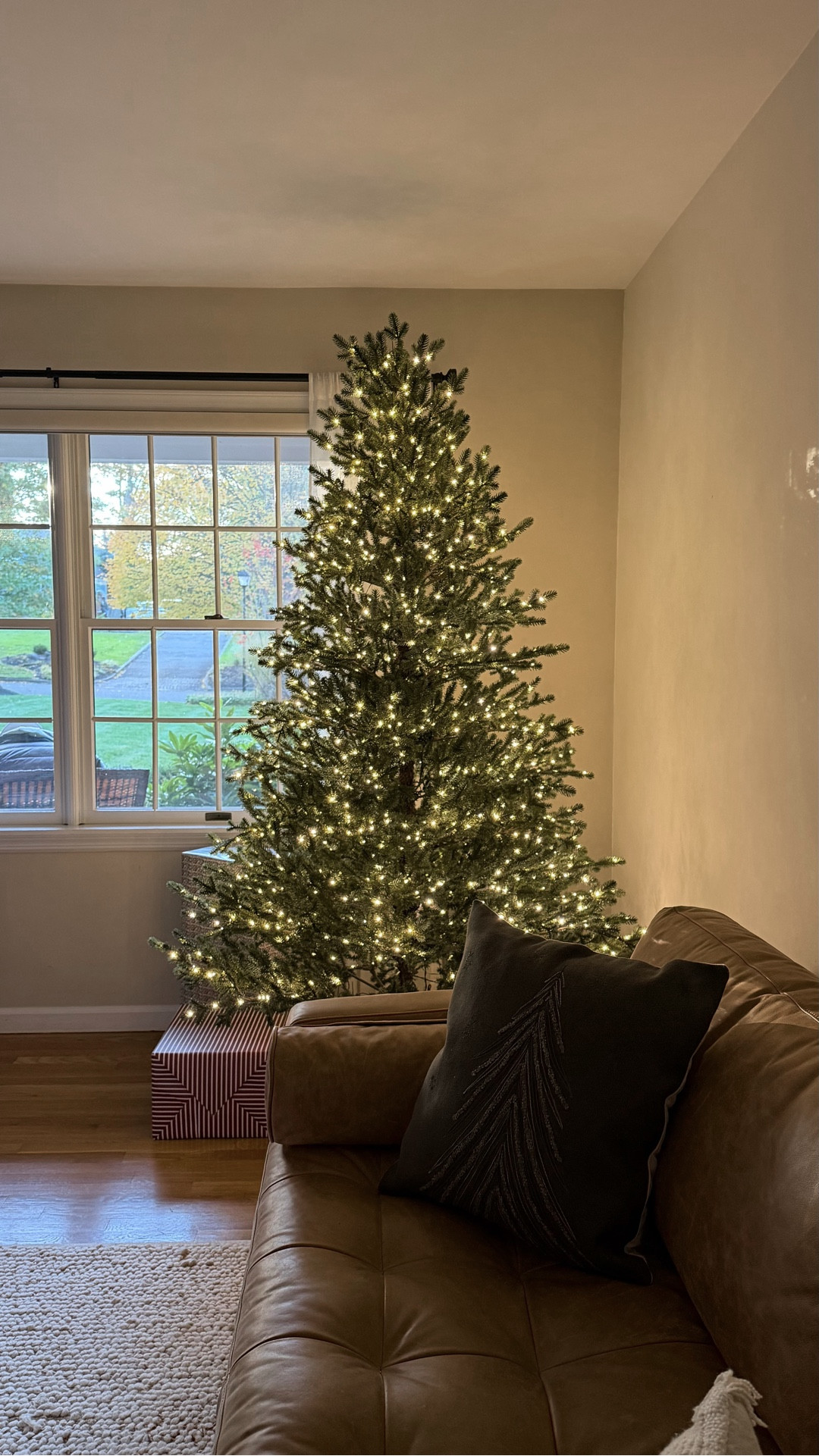 Even bare, I love her ✨ tree 1/3 😅 I love this style because it feels a bit more Nordic and natural. Lights are warm and not blueish LED, and the fairy lights are 🤌🏼

#LTKSeasonal #LTKHoliday