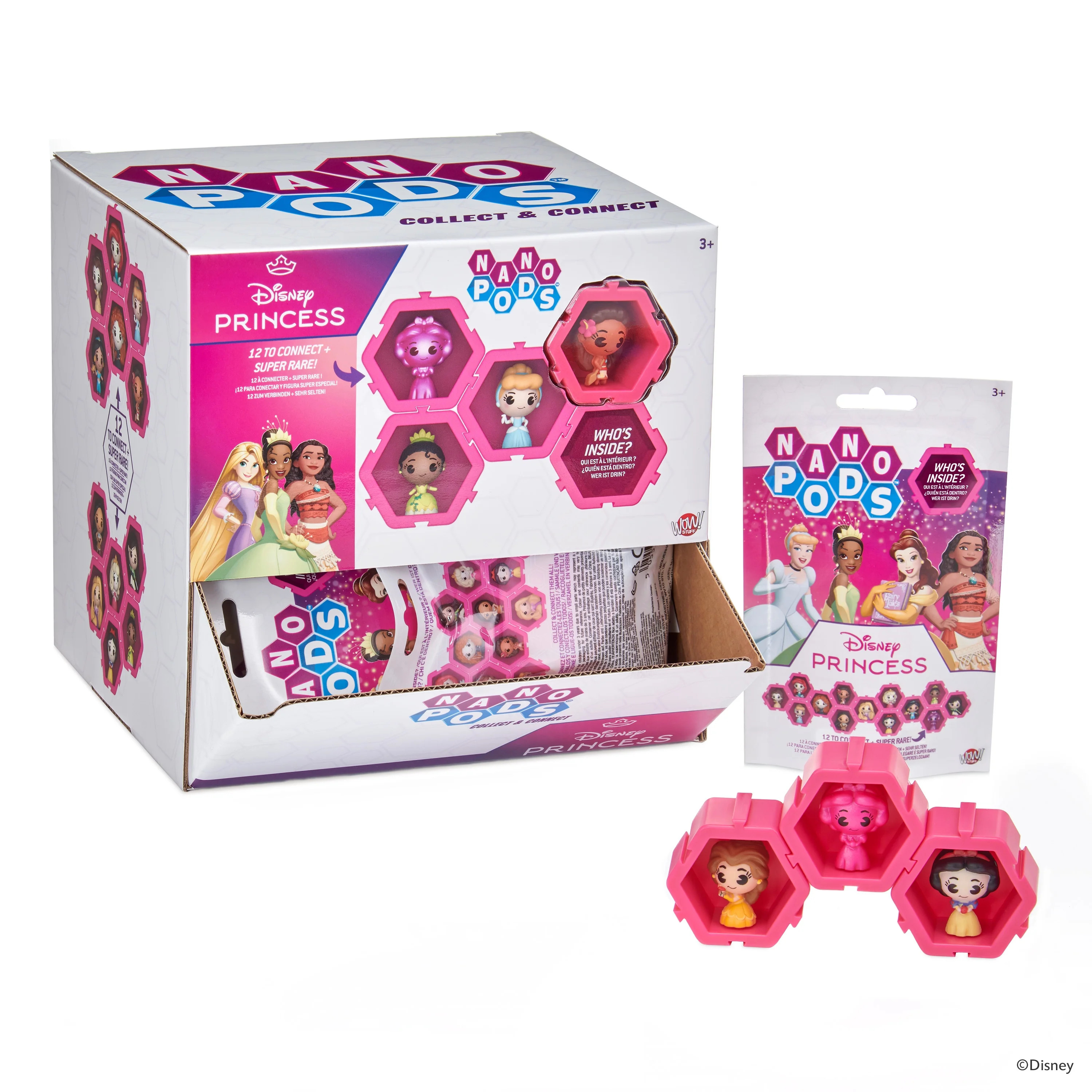 Disney Princess Nano Pods - Miniature Collectable Display Action Figures, Children Ages 3 and up | Walmart (US)