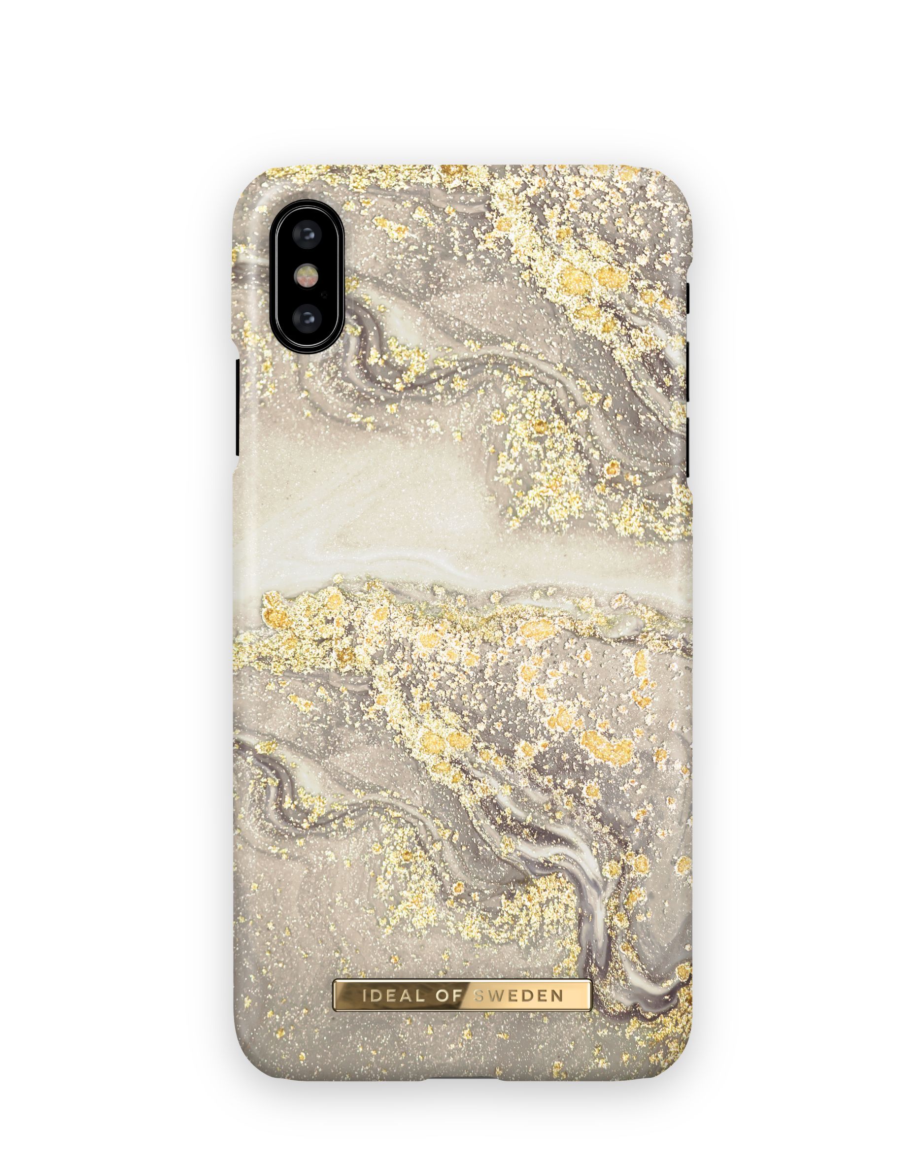 Fashion Case iPhone X/XS Sparkle Greige Marble | iDeal of Sweden (CA)