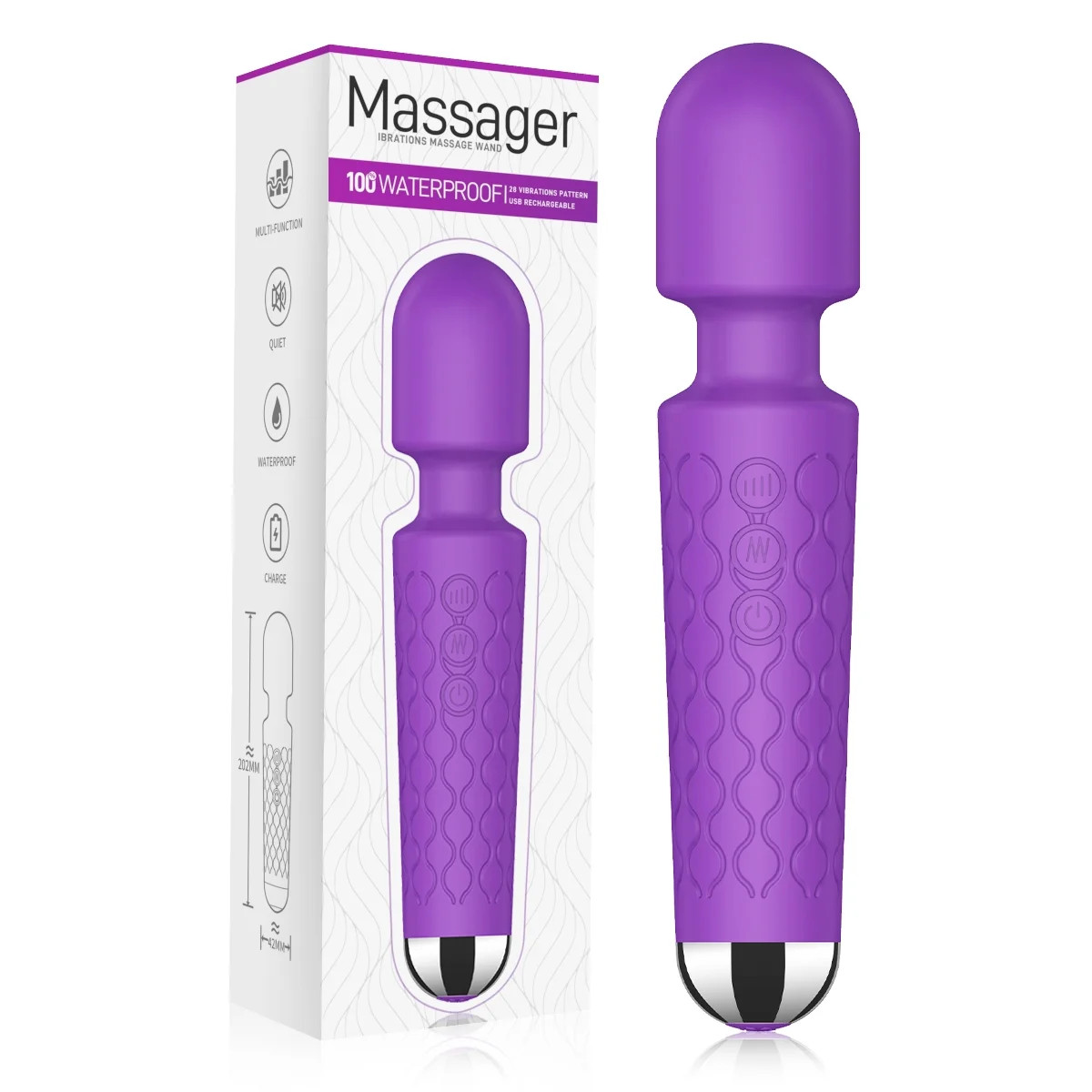 Smoive Vibrator Personal Mini Sex Wand Massage 8 Speeds& 20 Vibration Modes for Female Adult Sex ... | Walmart (US)