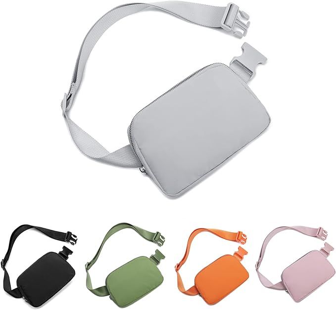 Fanny Packs for Women Men, Fashion Waist Bag Adjustable Mini Crossbody Belt Bag for Running, Hiki... | Amazon (US)