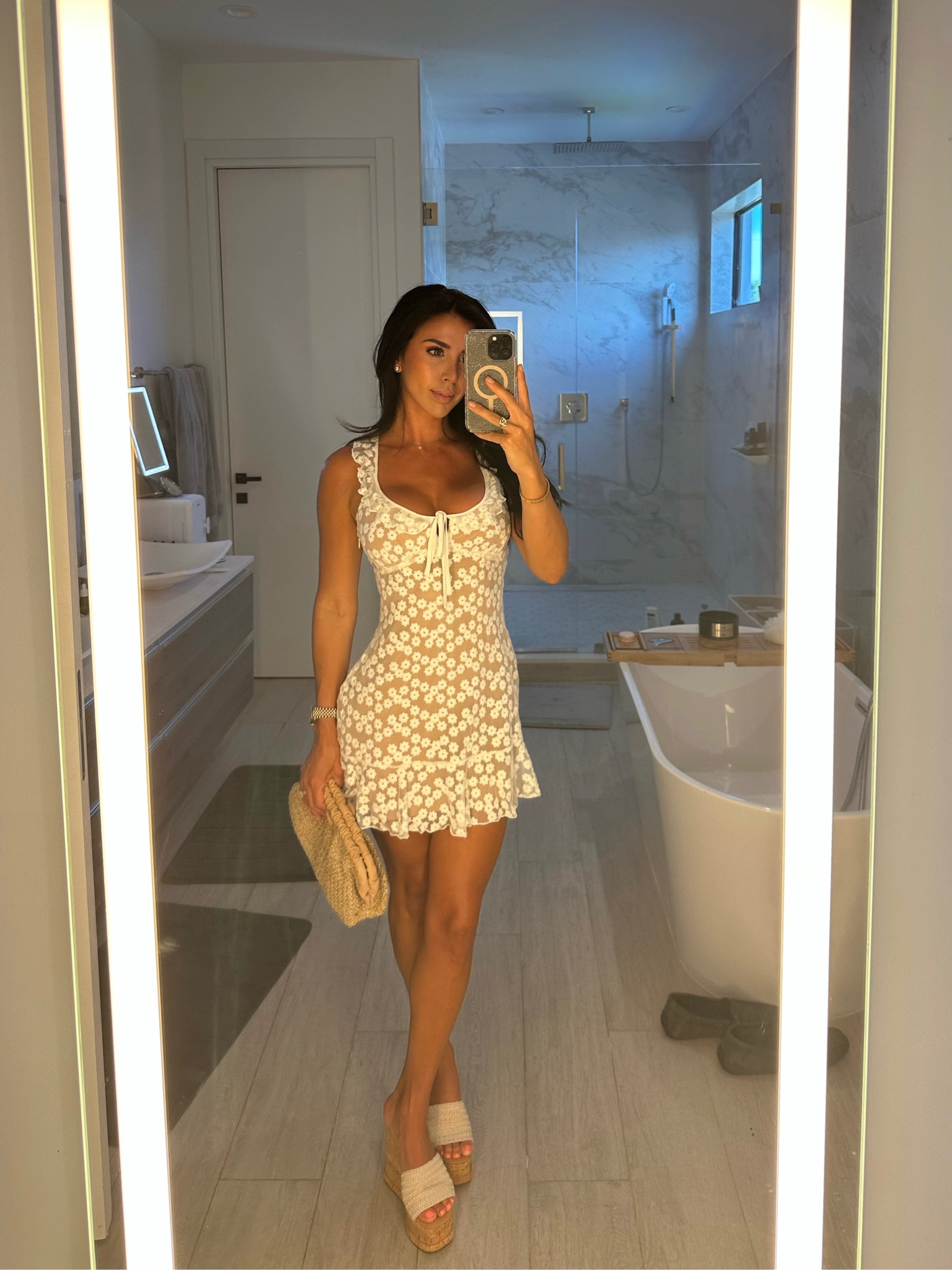 Fun & flirty! Makes for a great engagement party or bridal brunch dress too! 🤍

#LTKwedding #LTKFind #LTKSeasonal