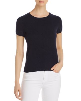 Short-Sleeve Cashmere Sweater - 100% Exclusive | Bloomingdale's (US)