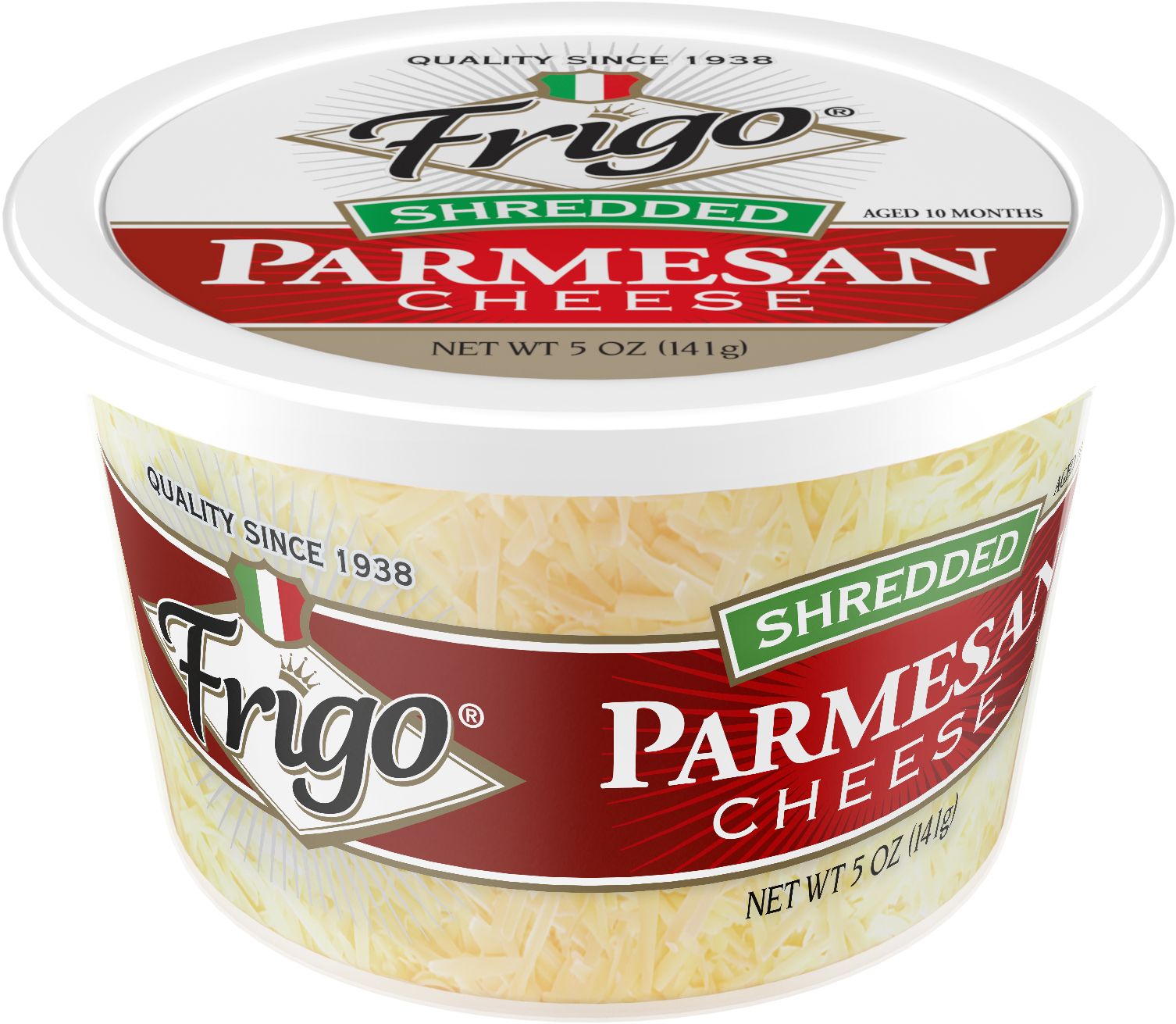 Frigo Shredded Parmesan Cheese, 5 oz Refrigerated Plastic Cup | Walmart (US)