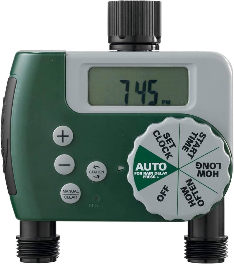 Orbit 58910 Digital 2 Outlet Hose Faucet Timer | Amazon (US)