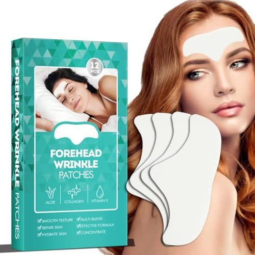 Aobeo Forehead Wrinkle Patches 12pcs - Smooth Fine Lines & Wrinkles, Anti-Wrinkle Patches with Hydrolyzed Collagen with Aloe,Vitamin E, Anti Wrinkle Patches, Forehead Wrinkles Treatment | Amazon (US)
