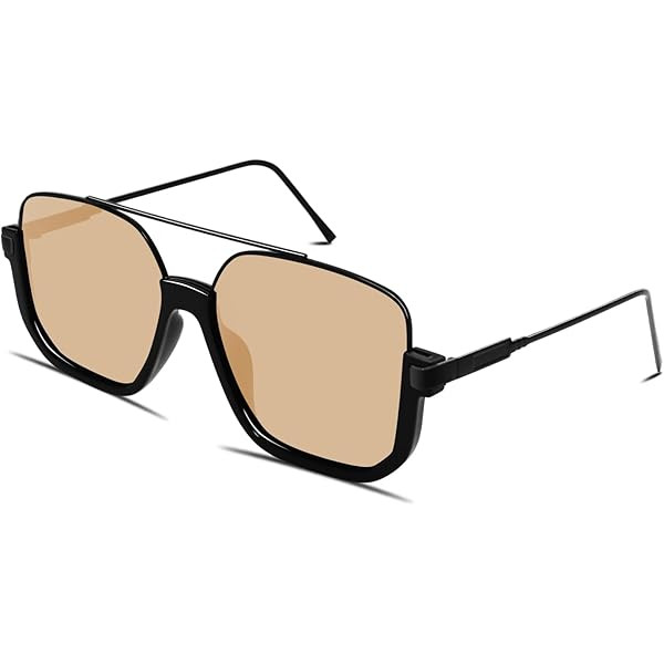 SOJOS Trendy Vintage Aviator Square Sunglasses For Womens Mens Retro 70s UV400 Women Sun Glasses ... | Amazon (US)