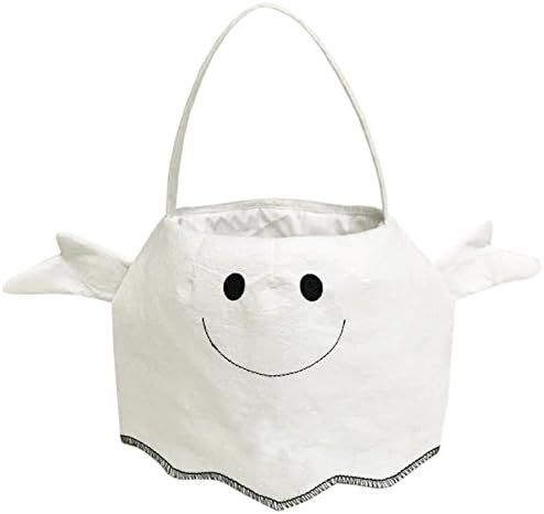 White Ghost Toddler Bag Kids Trick or Treat Candy Bag for Halloween Party Costumes | Amazon (US)