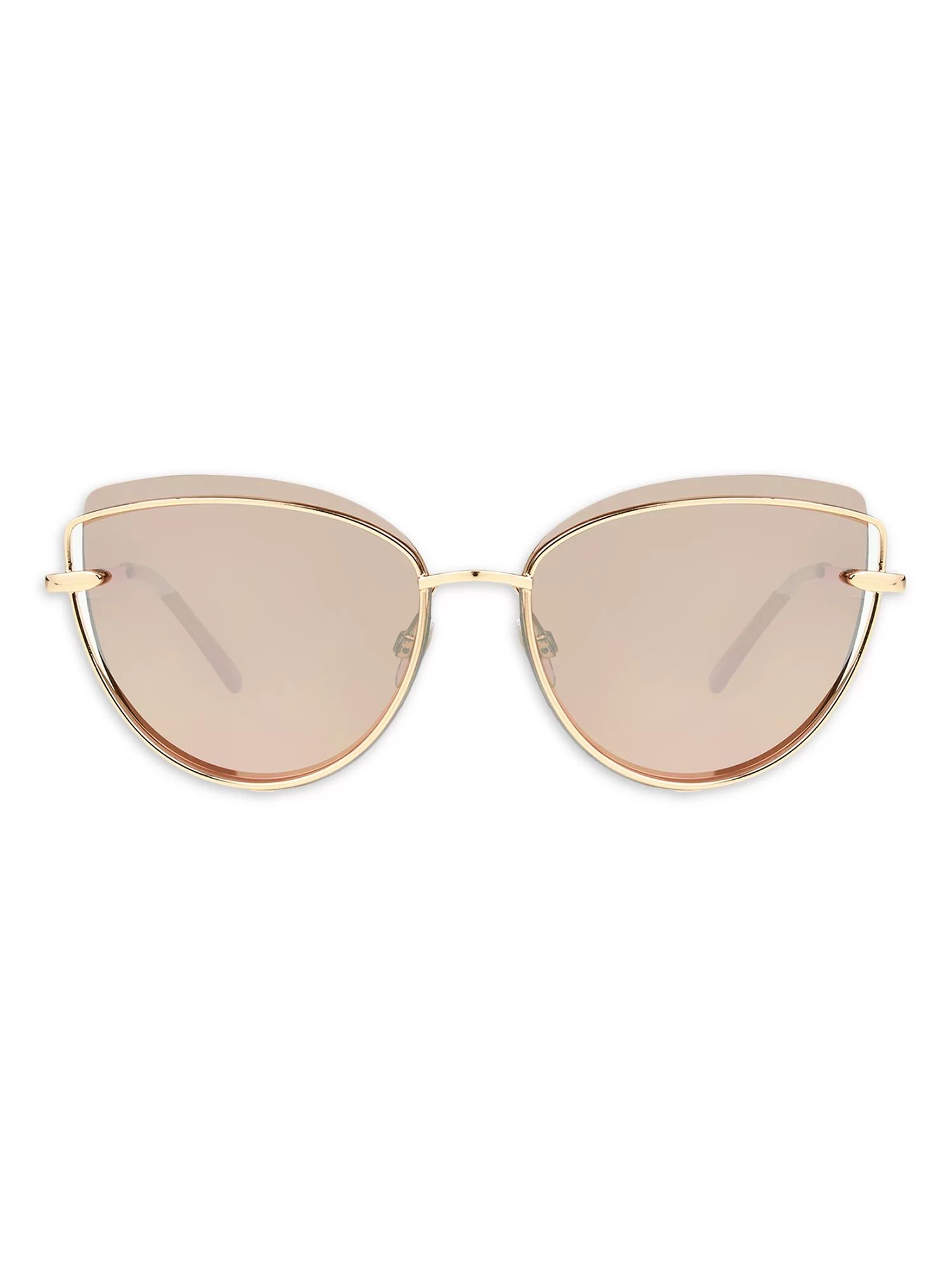 Sofia Vergara® x Foster Grant® Women's Cat Eye Rose Gold Sunglasses - Walmart.com | Walmart (US)