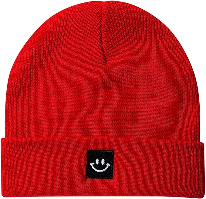 Baby Beanie Knit Ski Hat with Cute Face for Girls Boys 0-7 Years | Amazon (US)