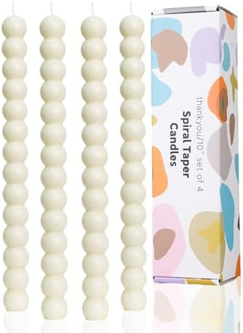 Ivory Taper Candles Stick Dripless Tall Taper Candle for Holiday Wedding Party Wax Unscented Dinn... | Amazon (US)