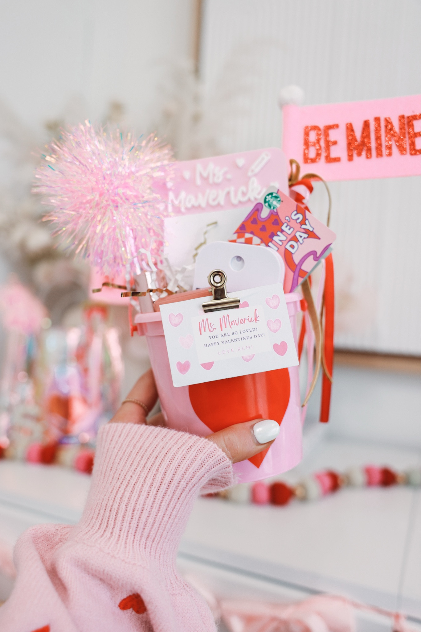 LOVE BUCKETS 💘💌 easy teacher gift or one you could customize for a galentine too! I’ll add the free printable to my bio as well! 

#LTKKids #LTKParties #LTKMostLoved