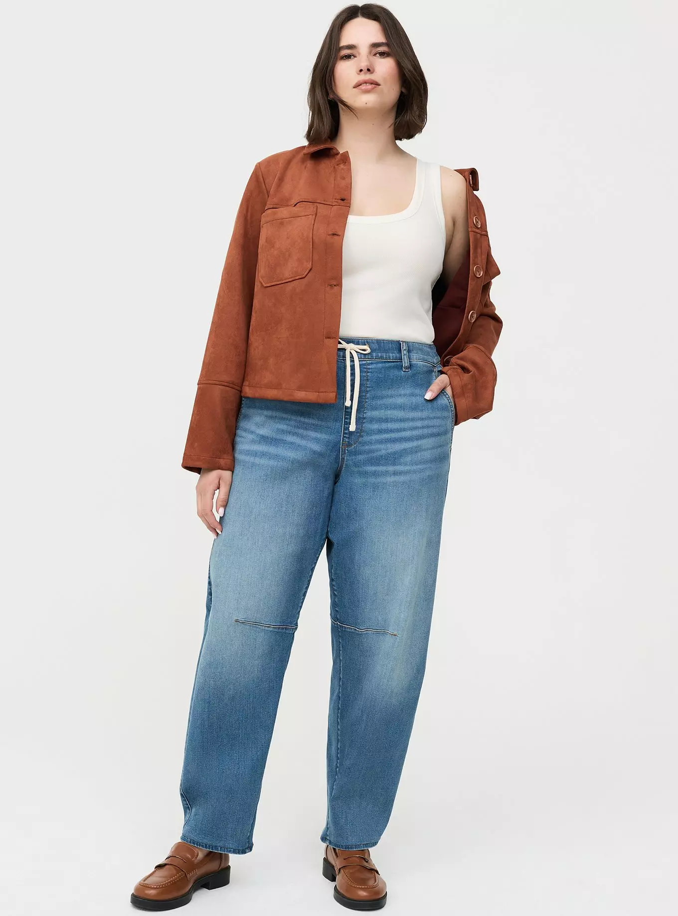 Cotton Modal Rib Scoop Tank | Torrid (US & Canada)