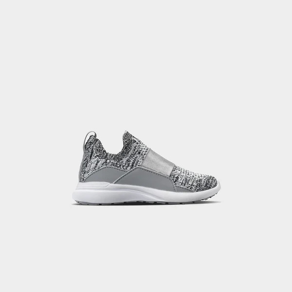 Kid's TechLoom Bliss Heather Grey / White | APL