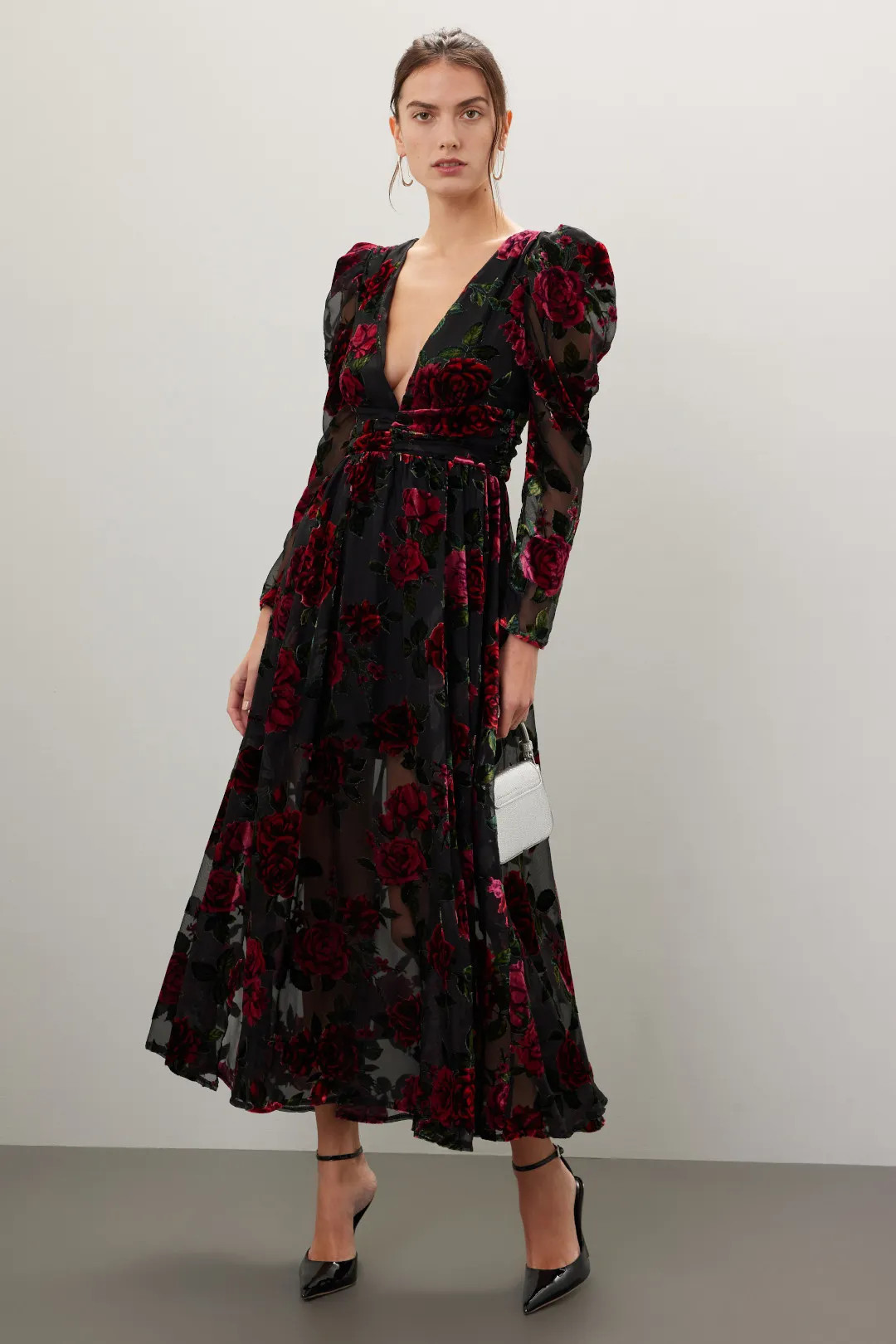 Burnout Velvet Dress | Rent the Runway