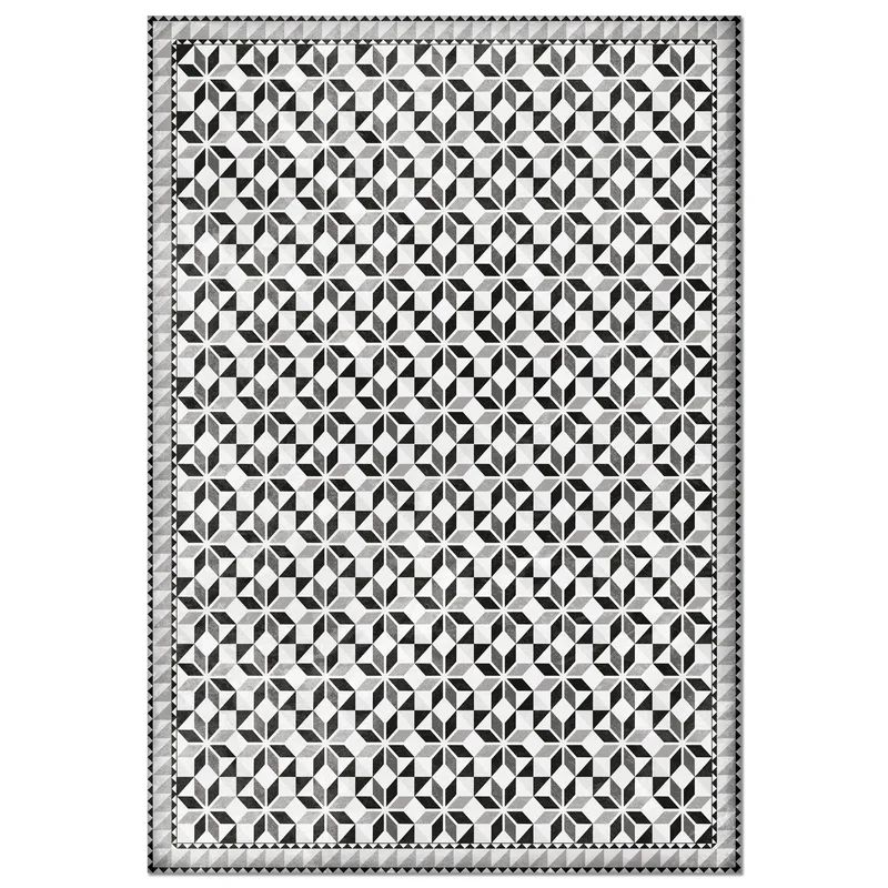 Geometric Pattern Decorative Floor Mat | Wayfair North America