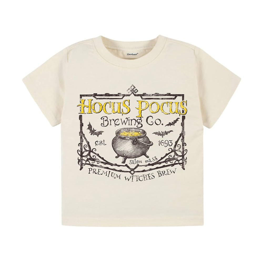 Hocus Pocus Brewing co. shirt halloween toddler shirt spooky cute girl boy shirt Halloween costum... | Amazon (US)