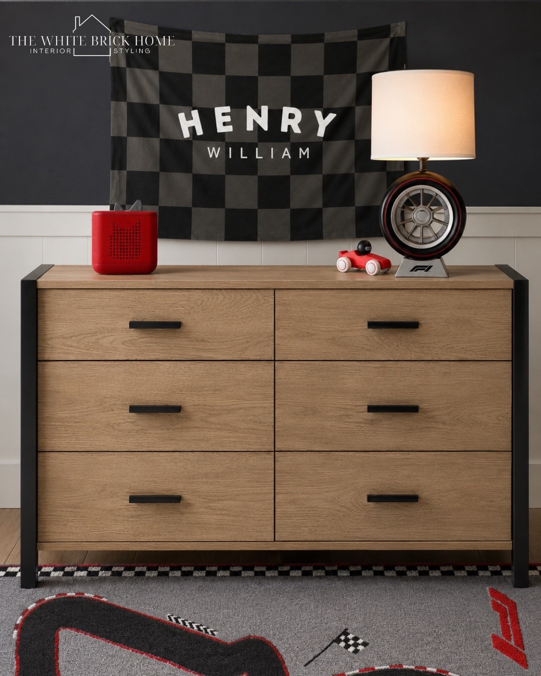 A modern race inspired boys room with bold contrast and cool personalized details. 
❤️❤️
Boys room, boys bedroom, kids room, kids bedroom, boys room dresser, boys room lamp, boys room decor, boys room wall flag, boys room lamp, boys room ideas, toddler boy, toddler boy dresser, race car bedroom, race bedroom, boys room design, boys room decor ideas, boys room rug, race car bedroom, race bedroom decor ideas, boys room theme, formula one, formula one bedroom, race bedroom, home decor, boys room theme, boys room decor, pottery barn kids, Etsy, boys room wall flag

#LTKSaleAlert #LTKSeasonal #LTKKids