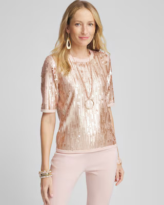 Sequin Pullover Sweater | Chico's